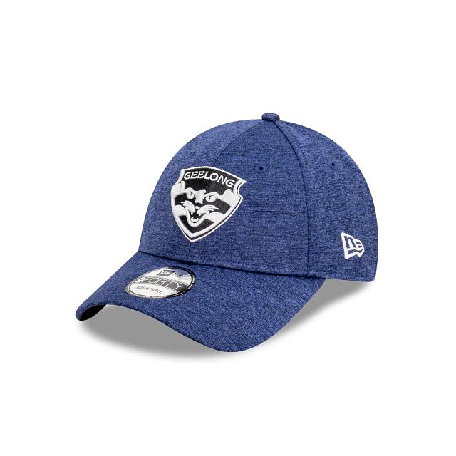 AFL Geelong Cats Shadow Tech Official Team Colours 9Forty Snapback (RYD4466) - Blue New Era Caps